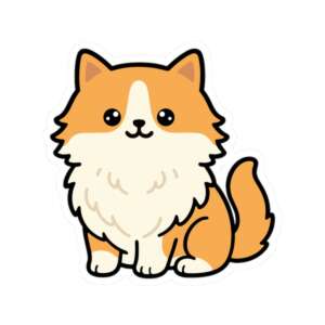 Norwegian Forest Cat Sticker