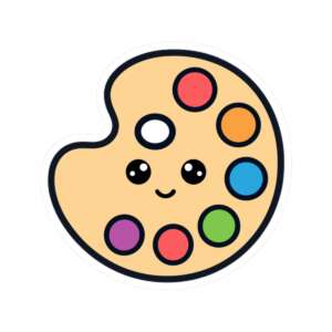 Artist Paint Palette Sticker