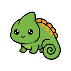 Chameleon Sticker