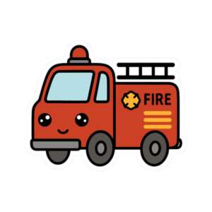 Fire Truck Sticker
