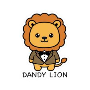 Dandy Lion Sticker