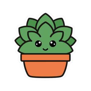 Succulent Plant Sticker