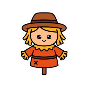 Scarecrow Sticker
