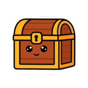 Treasure Chest Sticker