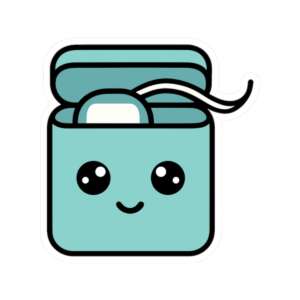 Dental Floss Sticker
