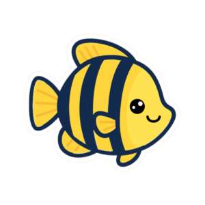 Butterfly Fish Sticker