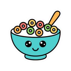 Bowl of Cereal Sticker