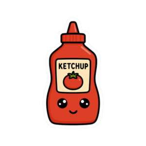 Ketchup Sticker