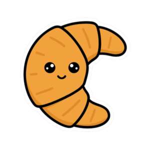 Crescent Roll Sticker