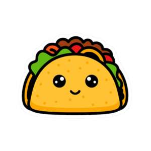 Taco Sticker