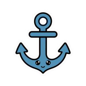 Ship Anchor Sticker