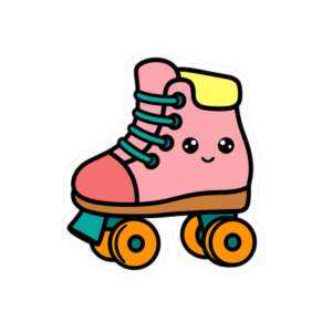 Rollerskate Sticker