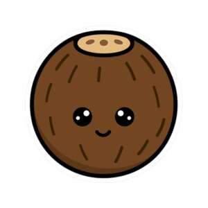 Coconut Sticker