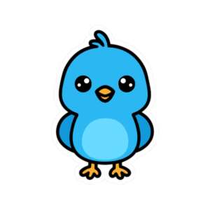 Blue Bird Sticker