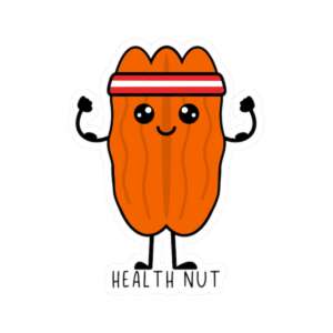 Health Nut Pecan Sticker