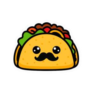Taco Sticker