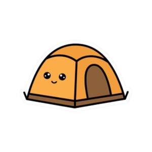 Dome Tent Sticker