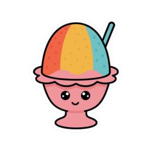 Shaved Ice Sticker