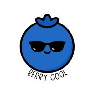 Berry Cool Blueberry Sticker