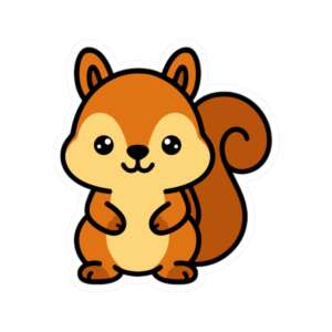 Squirrel Sticker