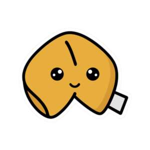 Fortune Cookie Sticker