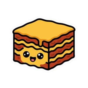 Lasagna Pasta Sticker