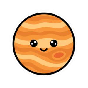 Jupiter Planet Sticker