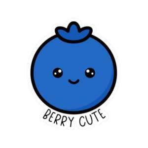 Berry Cute Blueberry Sticker