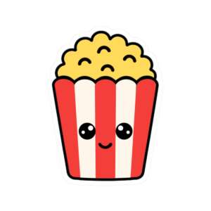 Popcorn Sticker