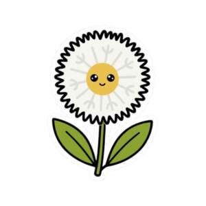 Dandelion Flower Sticker