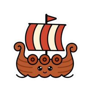 Viking Ship Sticker