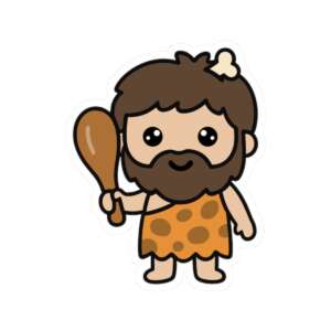 Caveman Sticker