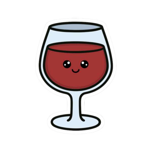 Wine Glass Sticker
