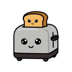 Toaster Sticker