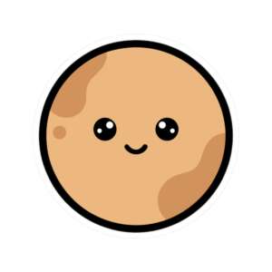 Pluto Planet Sticker