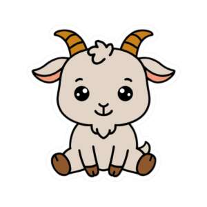 Goat Sticker