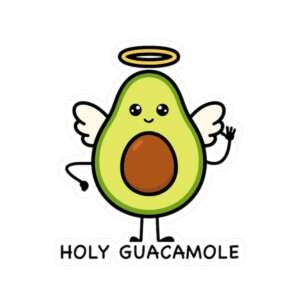 Holy Guacamole Avocado Sticker