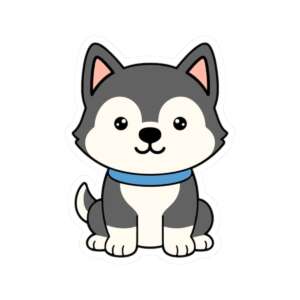 Husky Dog Sticker