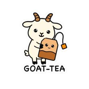 Goat-Tea Sticker