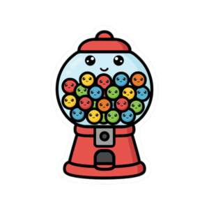 Gumball Machine Sticker