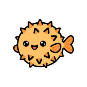 Blowfish Sticker