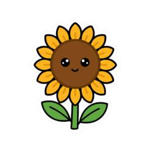 Sunflower Sticker