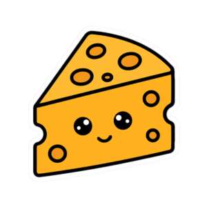 Cheese Wedge Sticker