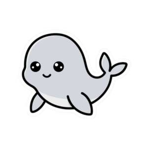 Beluga Whale Sticker