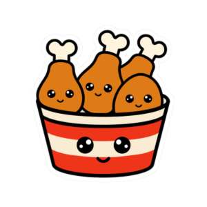 Fried Chicken Bucket Sticker