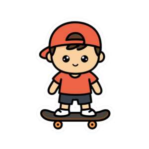 Skater Boy Sticker