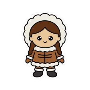 Inuit Girl Sticker