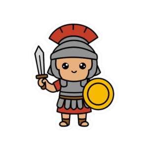Roman Soldier Sticker