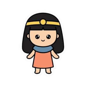 Egyptian Princess Sticker