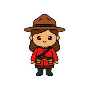 Canadian Girl Sticker